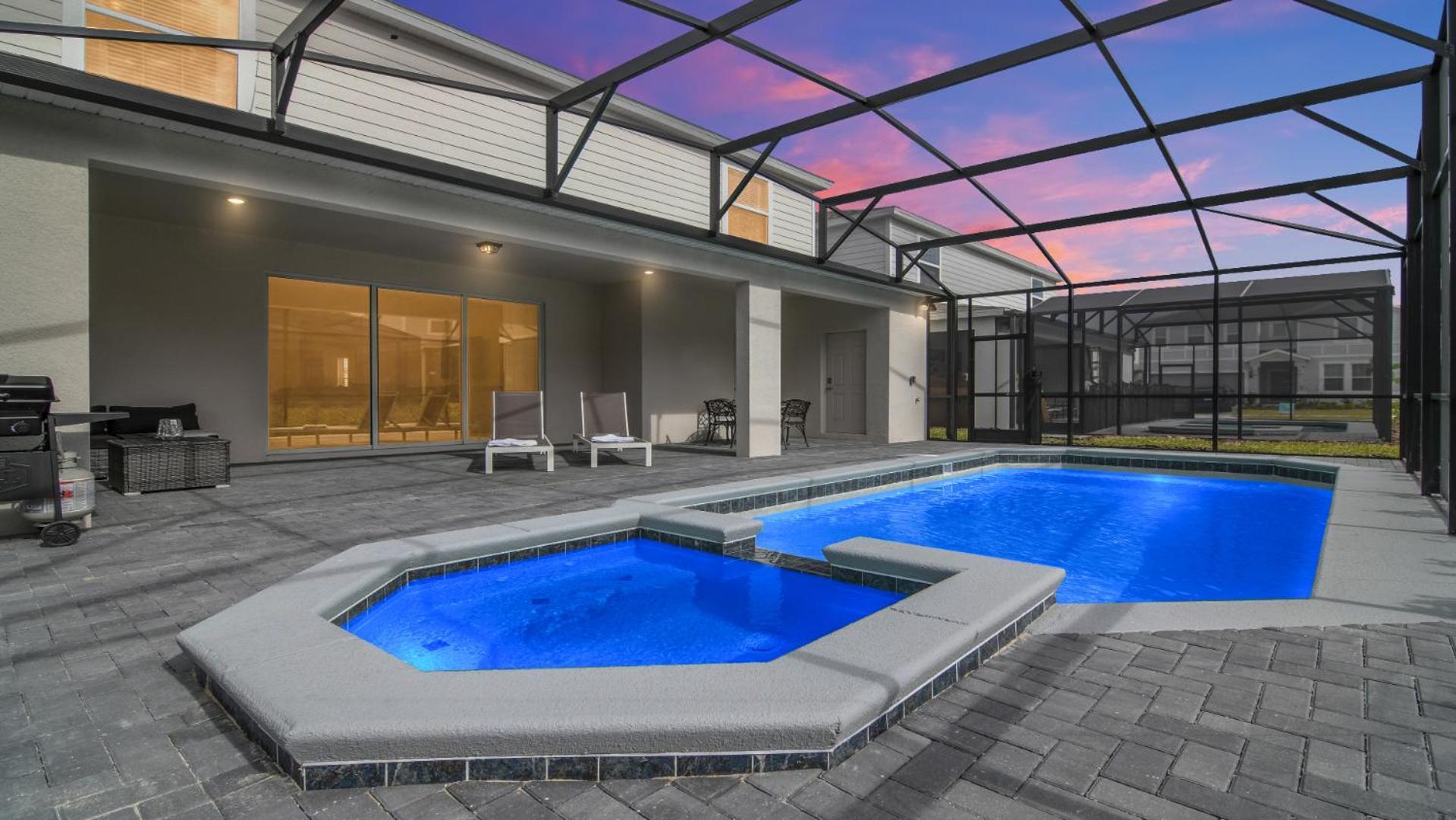 Magical Mansion 10 Bedroom W Pool Near Disney Davenport Buitenkant foto